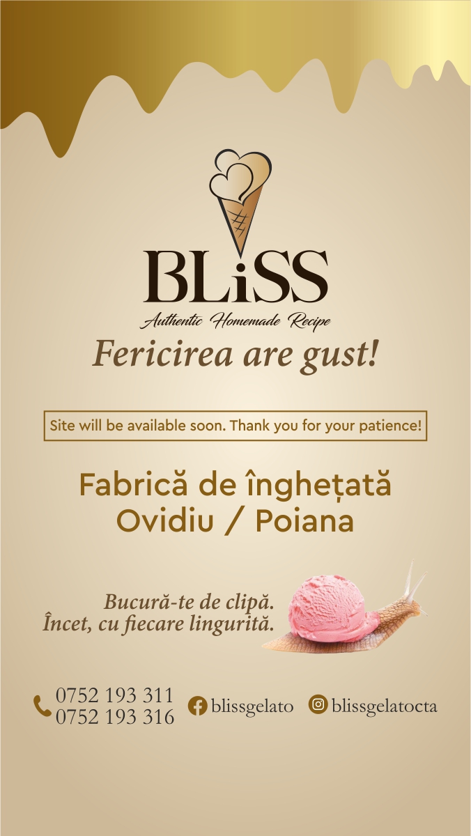 BLiSS Gelato – Fericirea are gust!